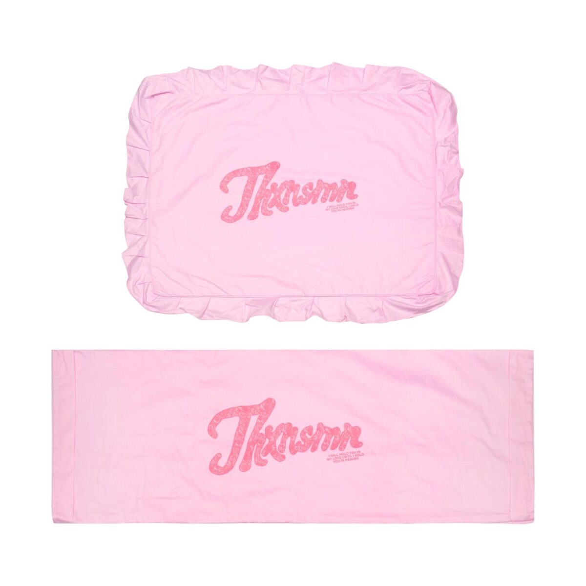 Bolster Case & Pillowcase Set Miorine Pink Thanksinsomnia