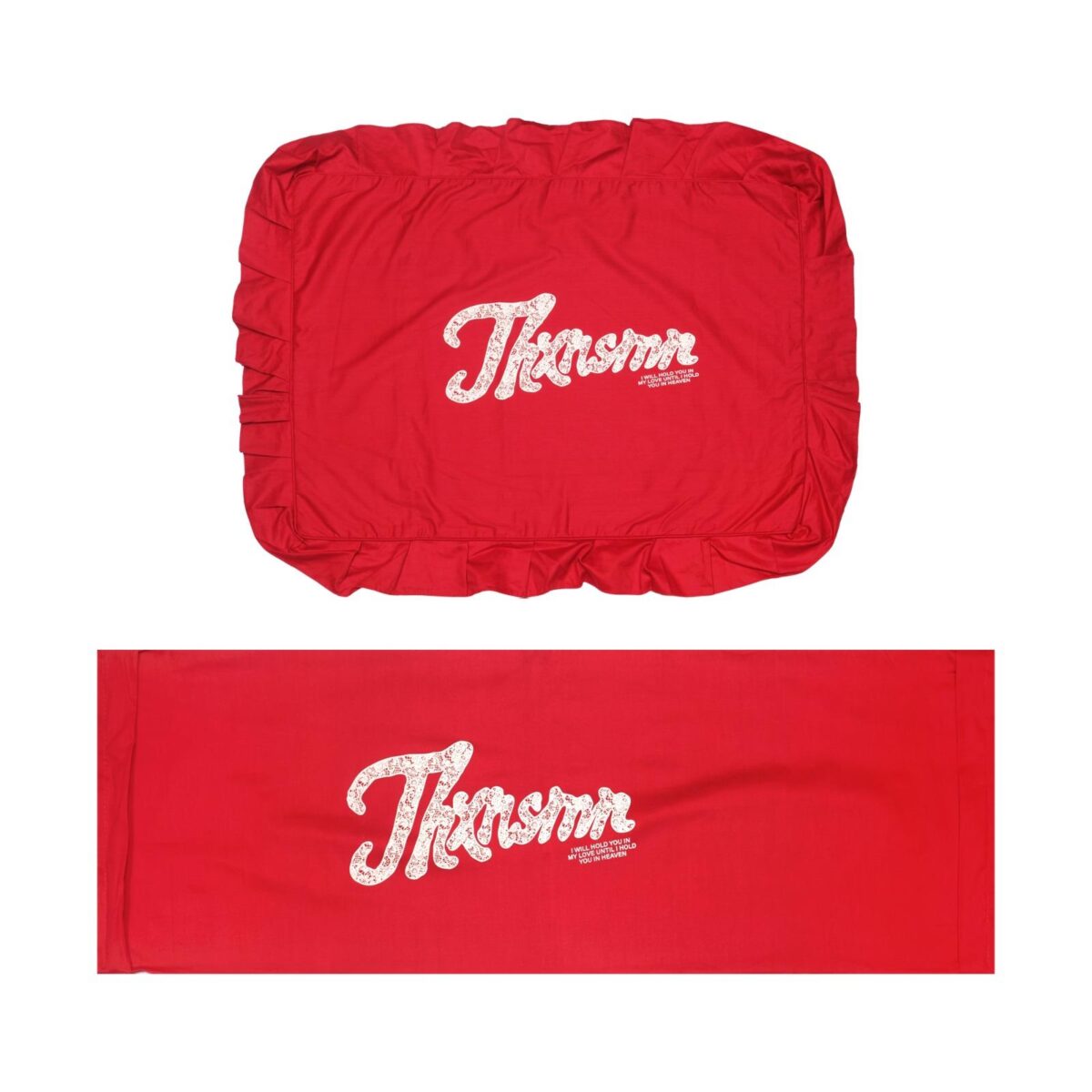 Bolster Case & Pillowcase Set Miorine Red Thanksinsomnia