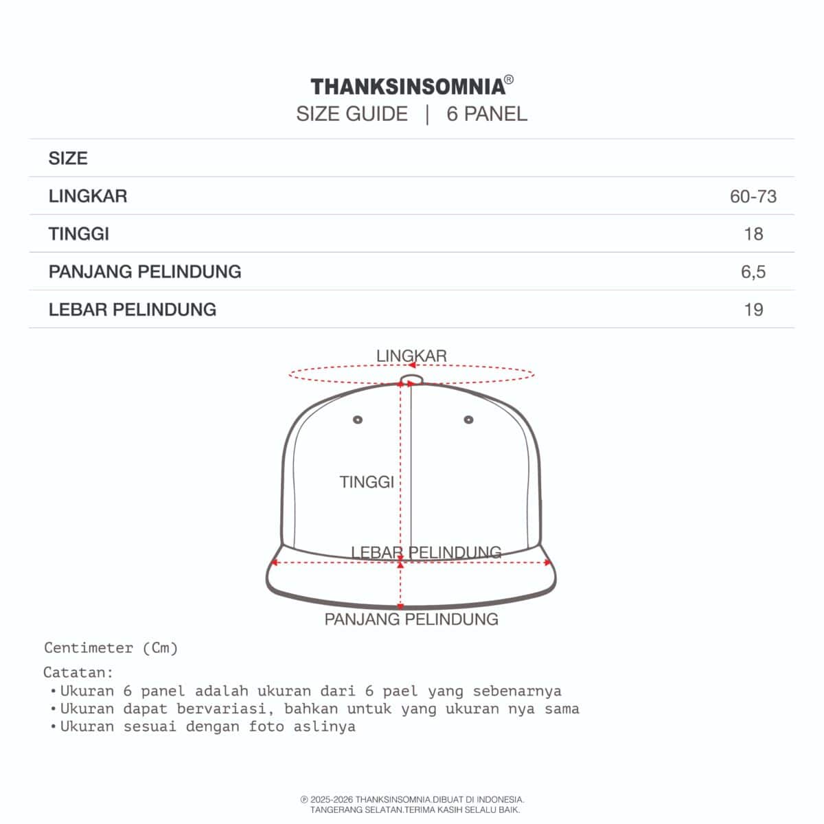 6 Panel Laurie Black Thanksinsomnia - Gambar 3