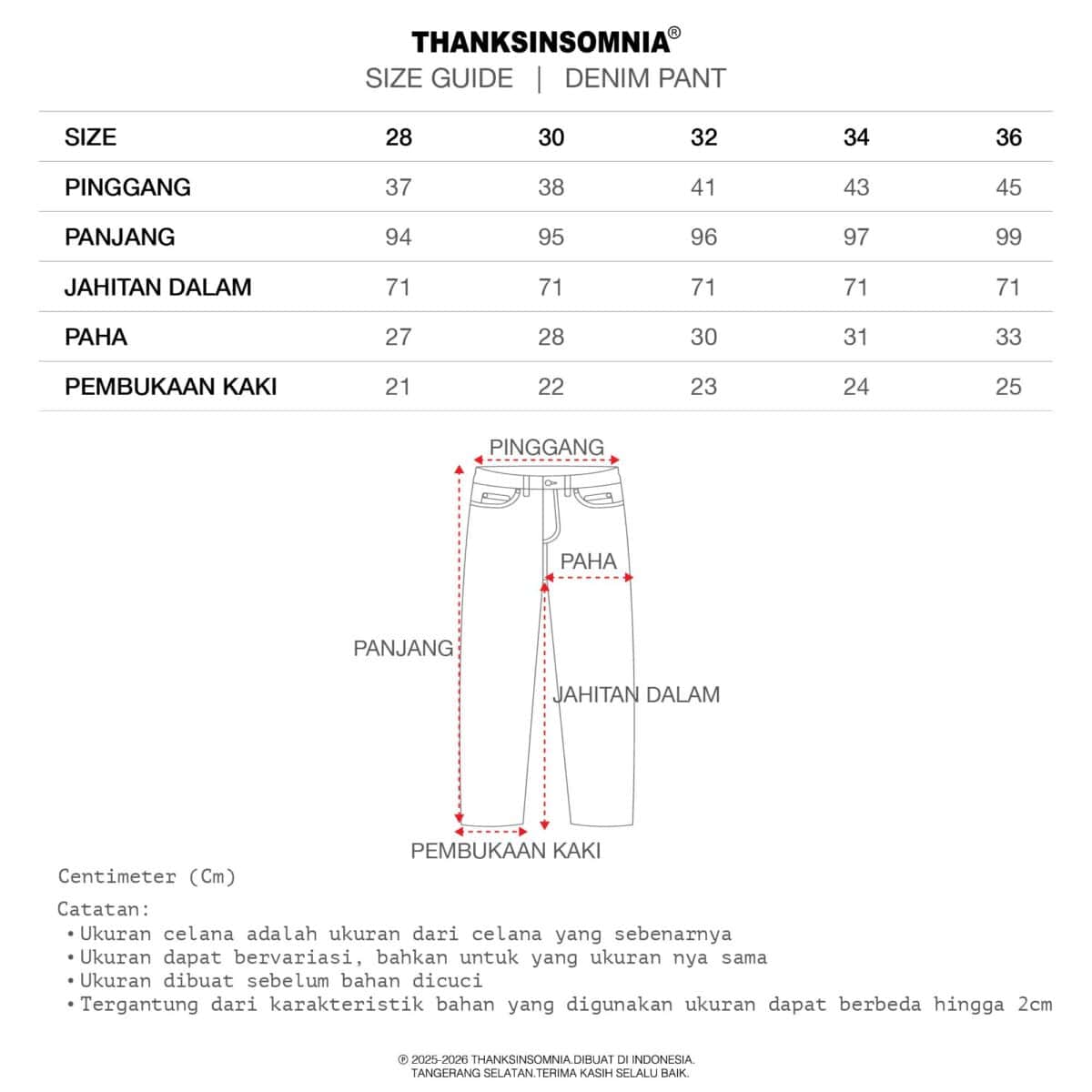 Denim Pants Jamela Ranger Black Thanksinsomnia - Gambar 5