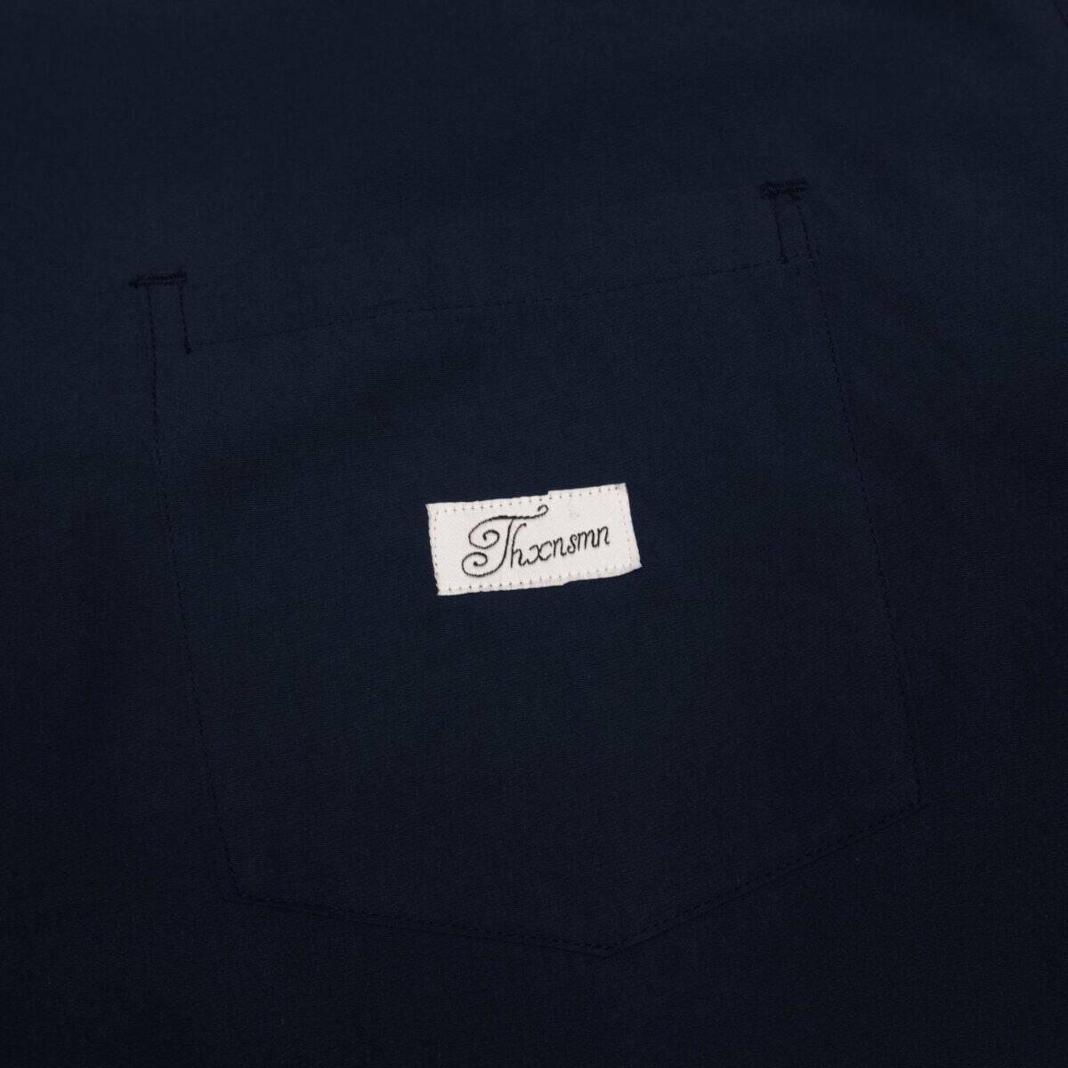 04 - Long Shirt Vienne Navy Thanksinsomnia - Gambar 2