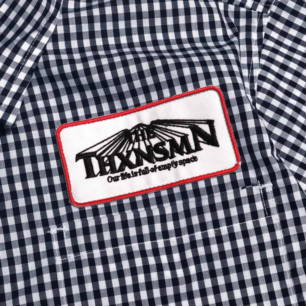 Shirts Marty Checkered White Navy Thanksinsomnia - Gambar 2