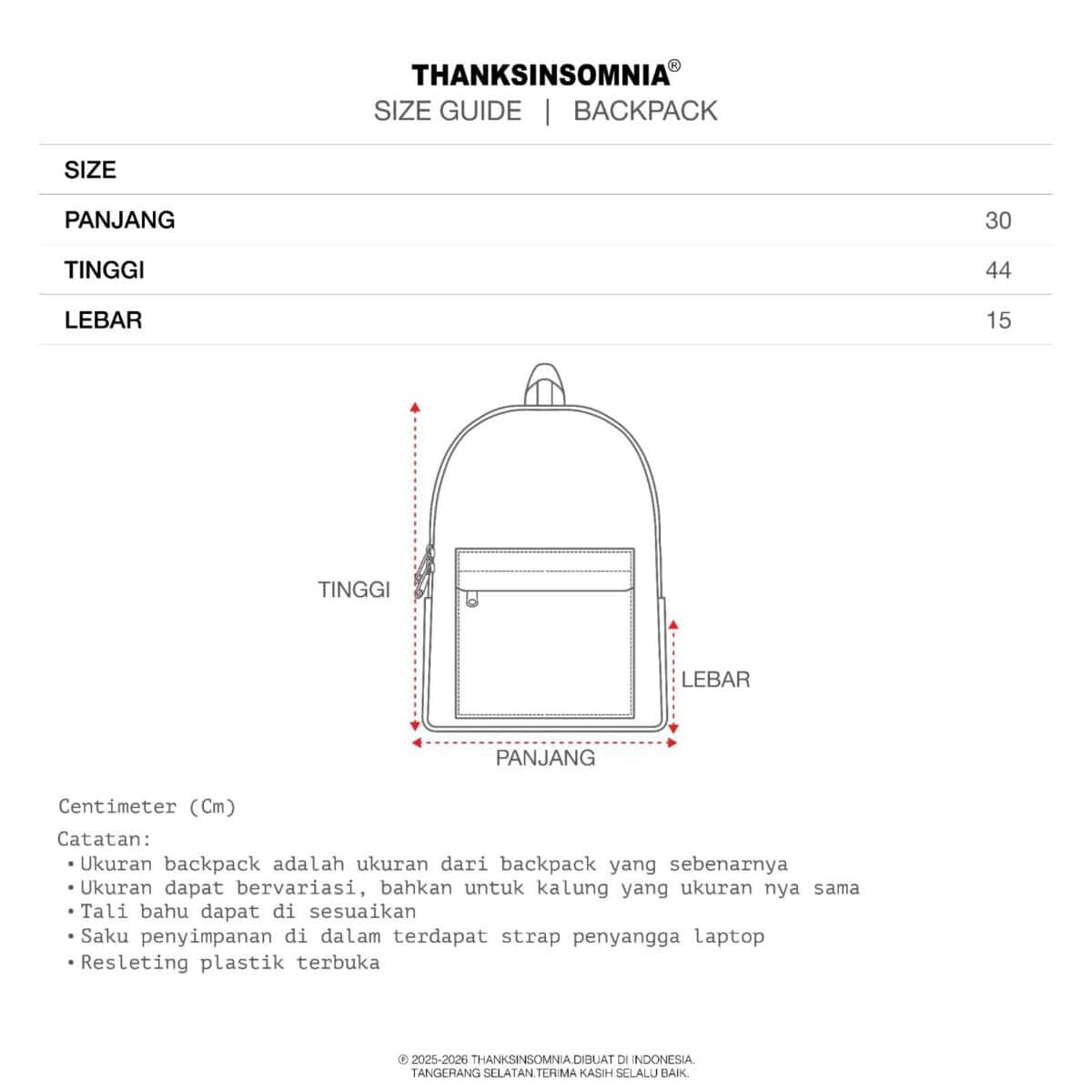 Backpack Nivienne Leopard Brown Thanksinsomnia - Gambar 6