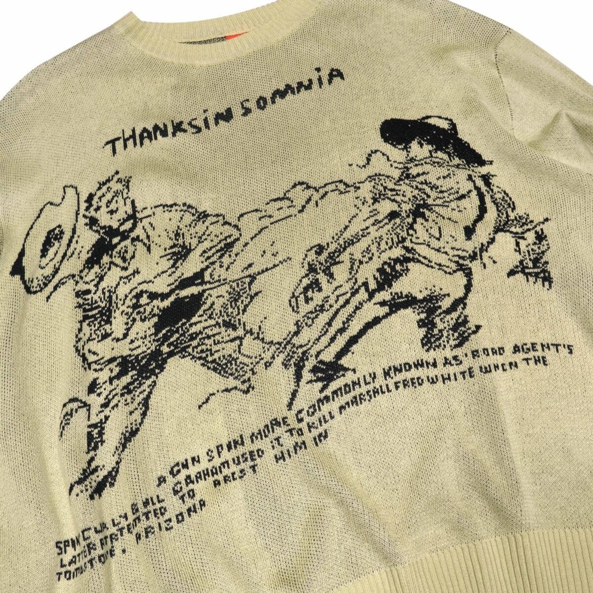 Sweater Maisie Pale Yellow Thanksinsomnia - Gambar 2