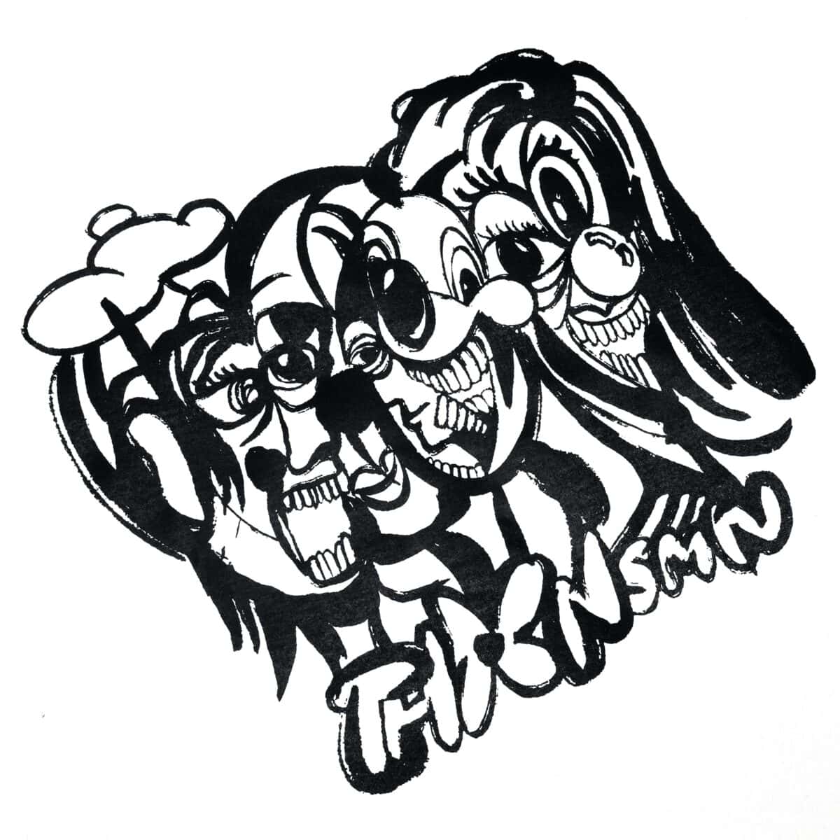 Tshirt Ginelle White Thanksinsomnia - Gambar 2