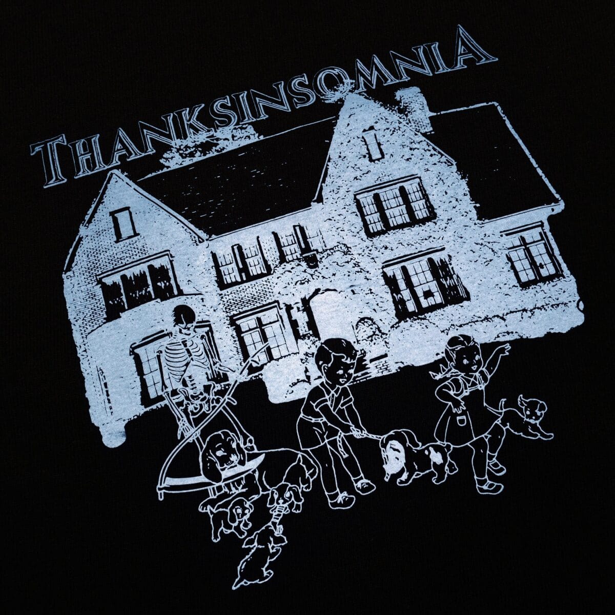 Tshirt Gyza Black Thanksinsomnia - Gambar 2