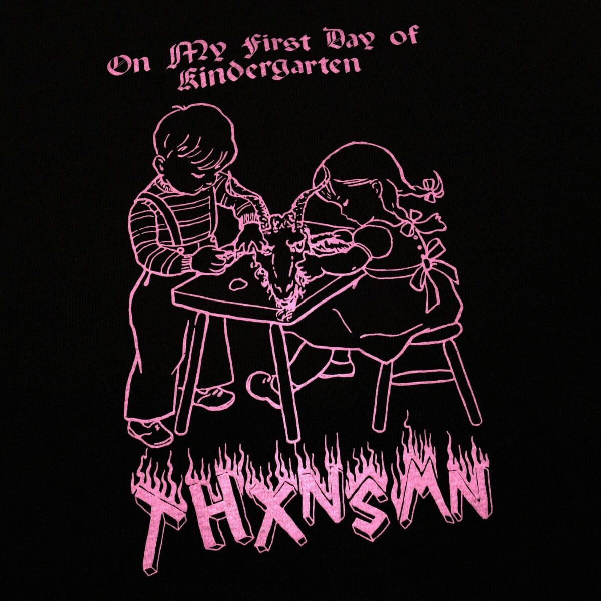 Tshirt Ideline Black Thanksinsomnia - Gambar 2