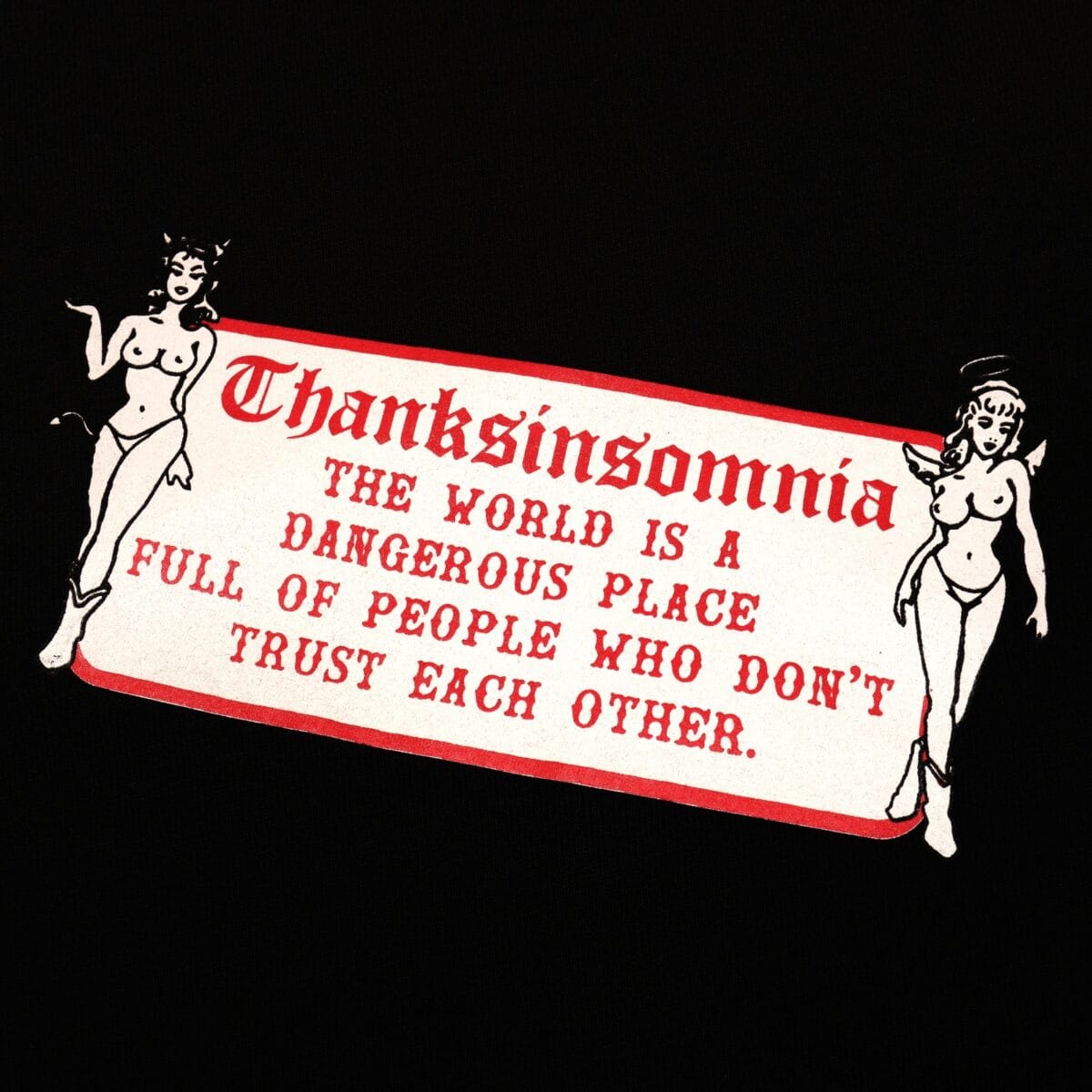 Tshirt Darby Thanksinsomnia - Gambar 2