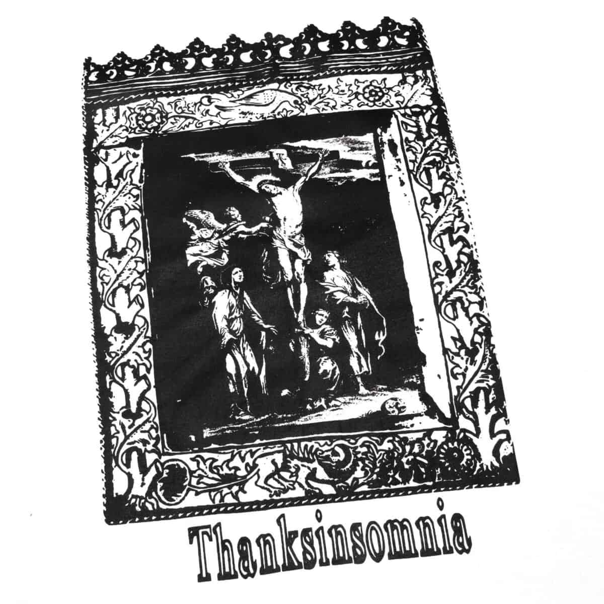 Tshirt Eloisa White Thanksinsomnia - Gambar 2
