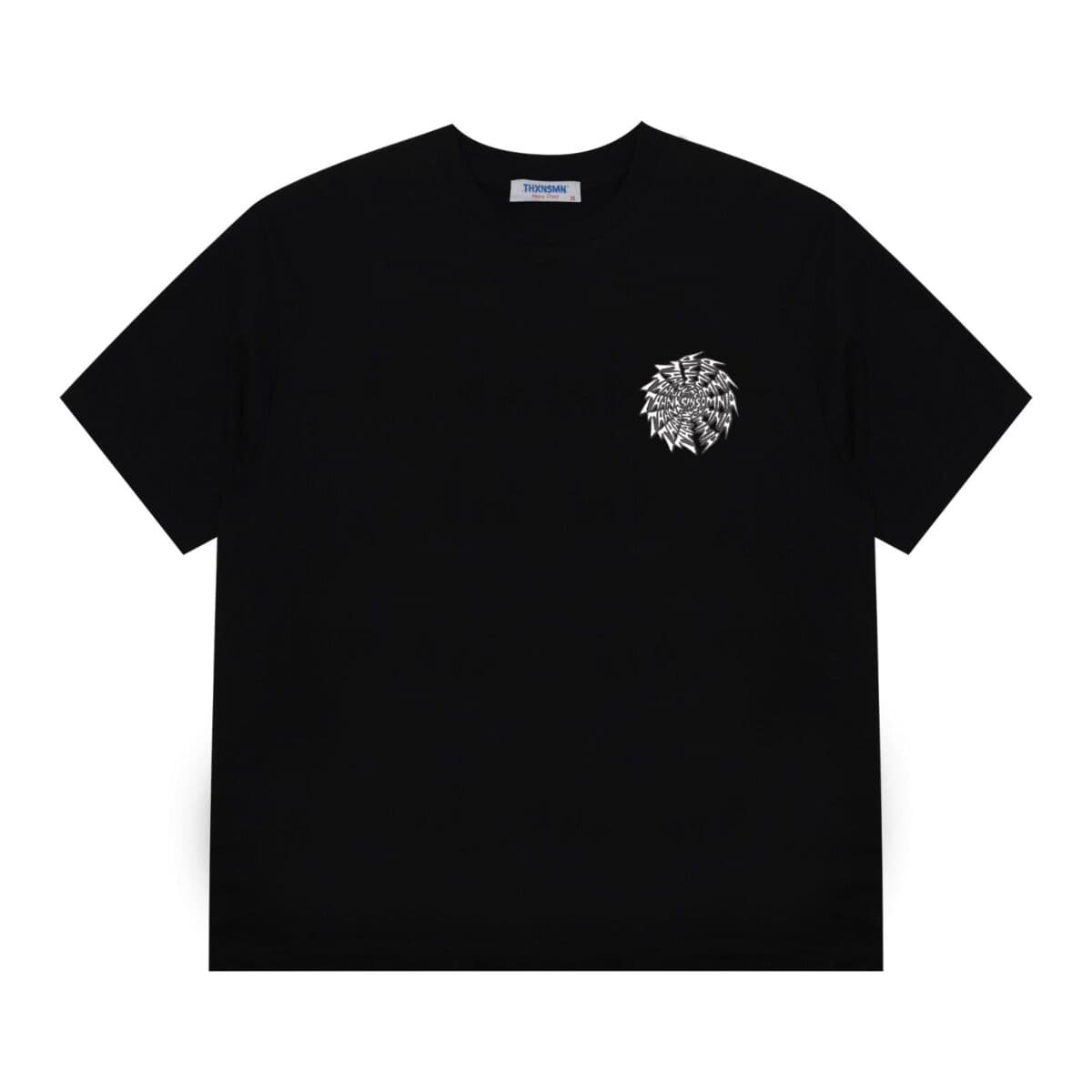 Tshirt Typo Nivienne black Cotton 250 Gsm Thanksinsomnia