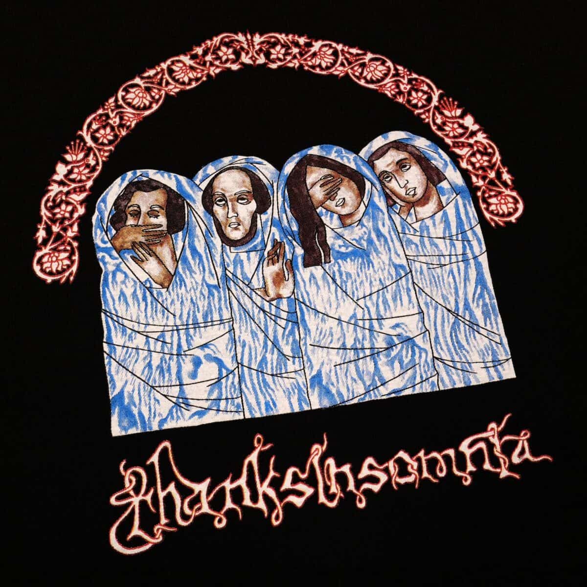 Tshirt Hestia Black Thanksinsomnia - Gambar 2