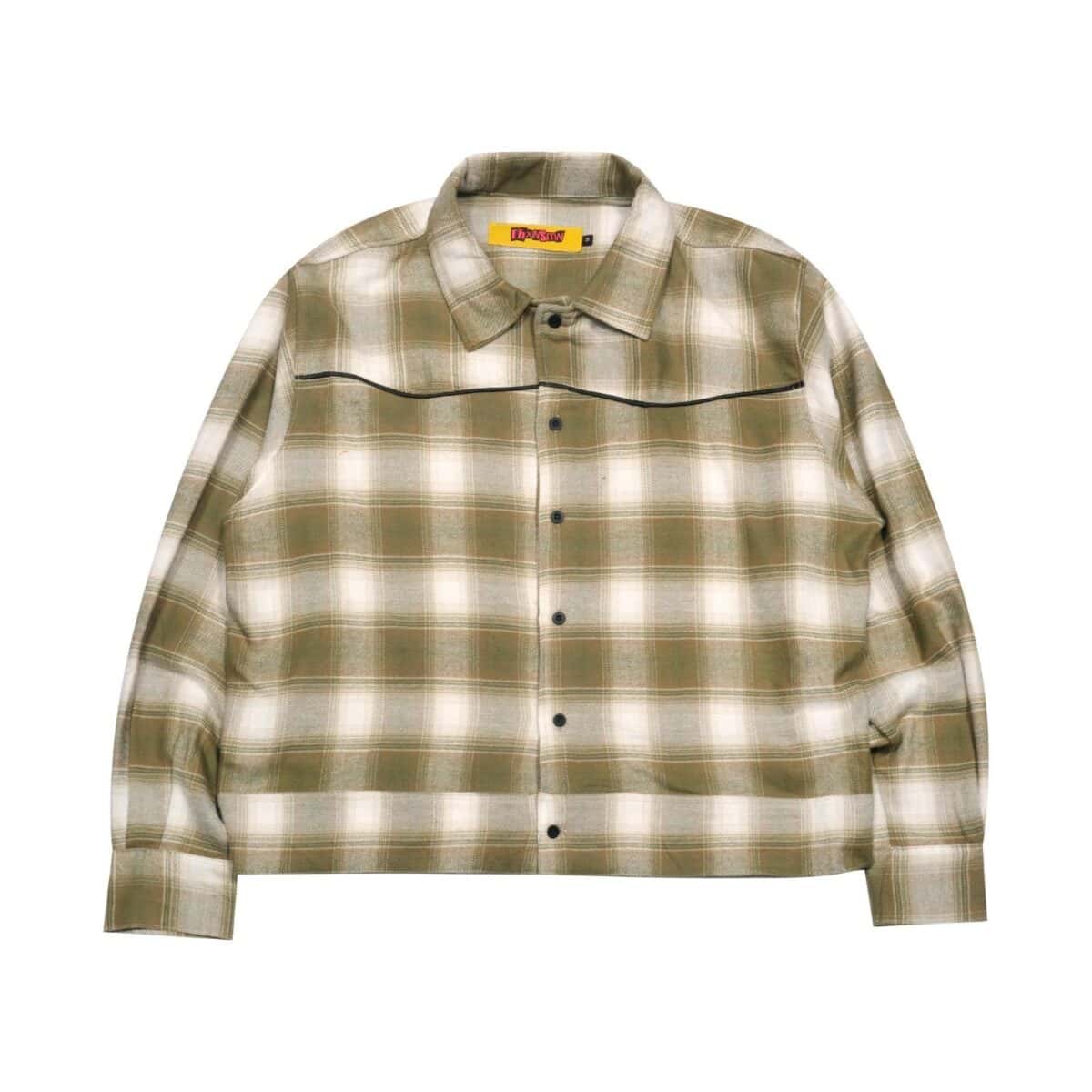 04 - Long Shirt Florentia Plaid White Green Thanksinsomnia