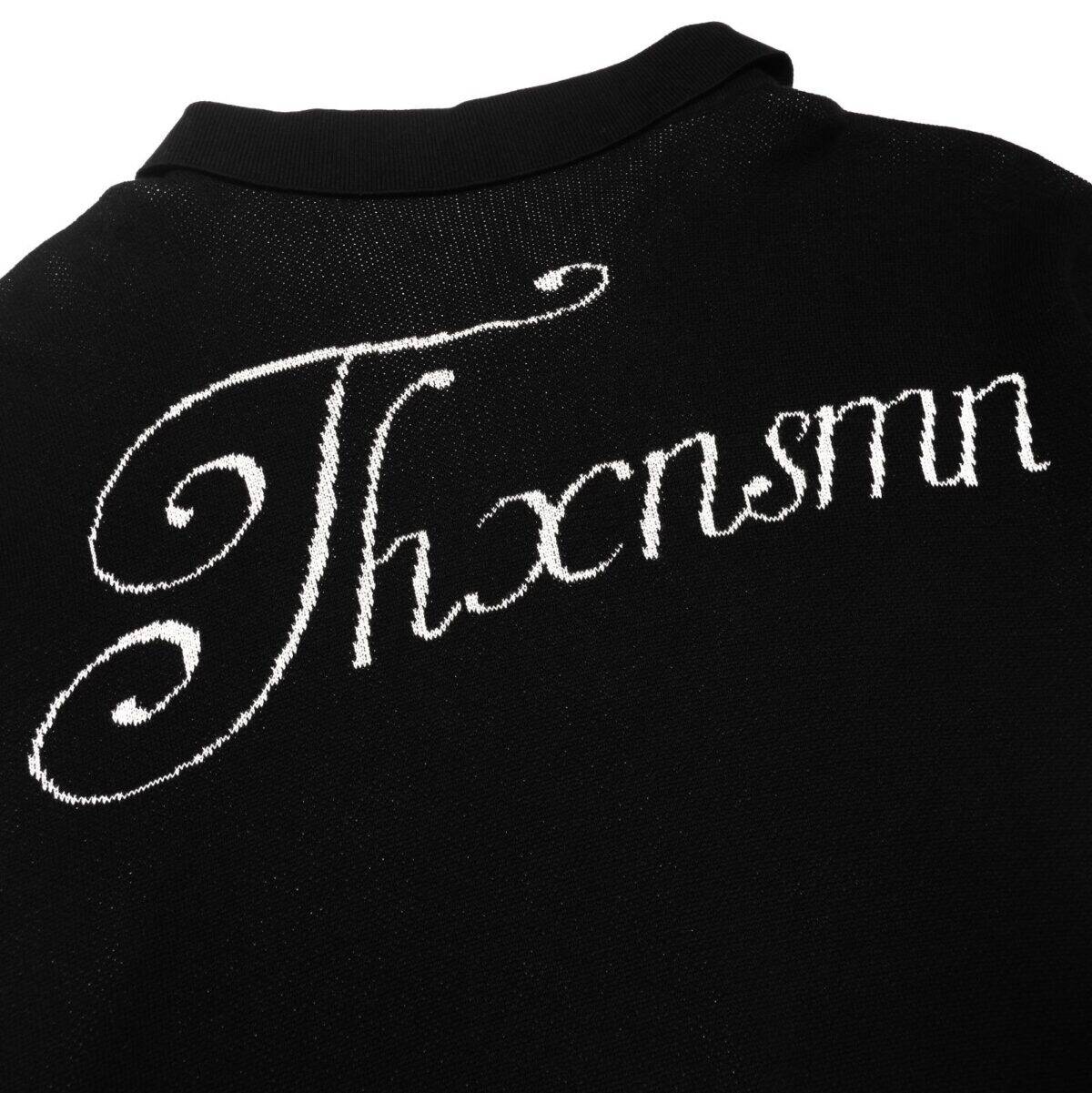 Polo Knit Sweater Sherla Black Thanksinsomnia - Gambar 4