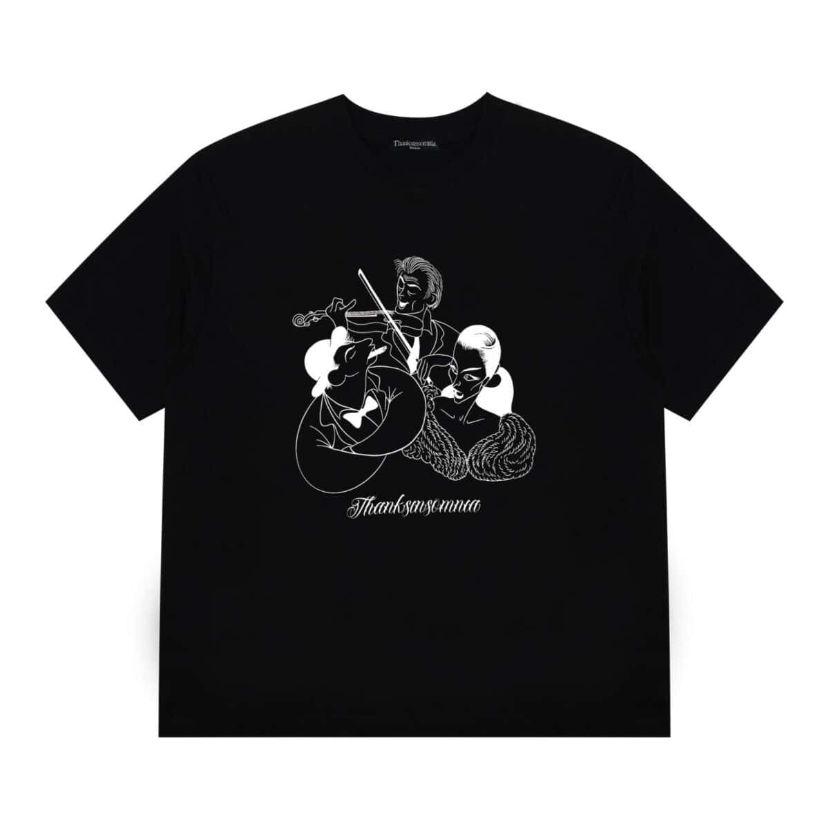 Tshirt Jovena Black Thanksinsomnia