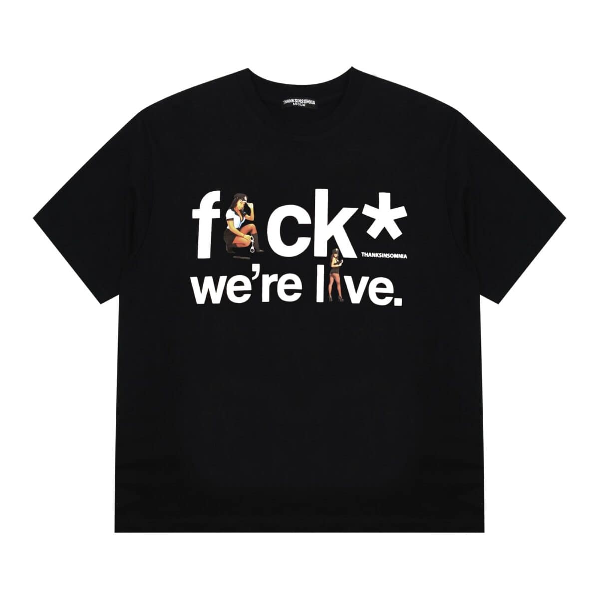 Tshirt Clarissa Black Thanksinsomnia