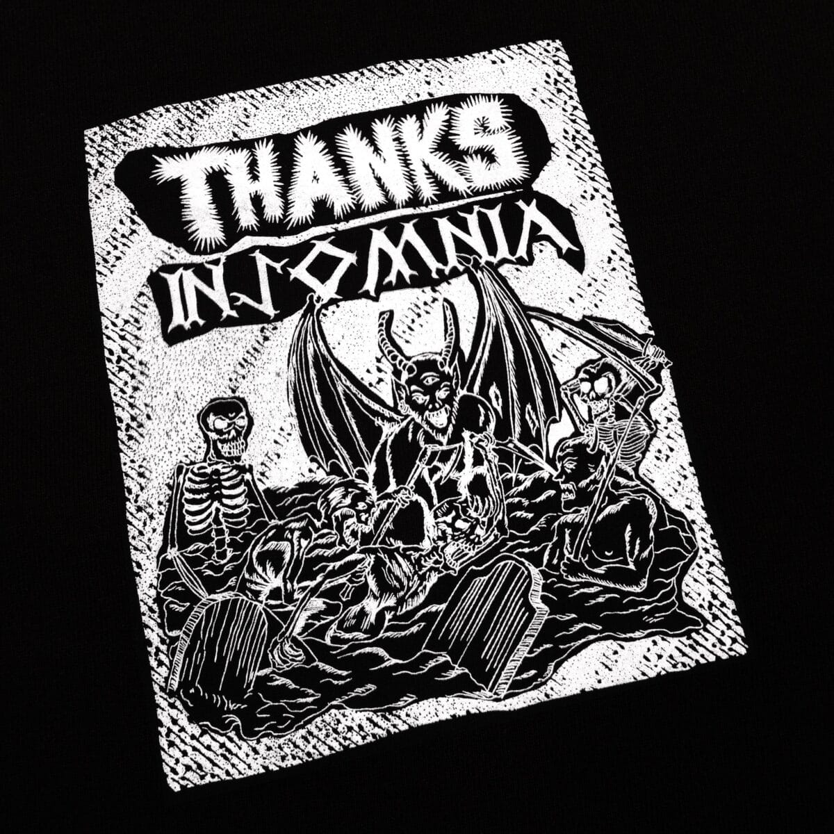 Tshirt Lyrae Black Thanksinsomnia - Gambar 2