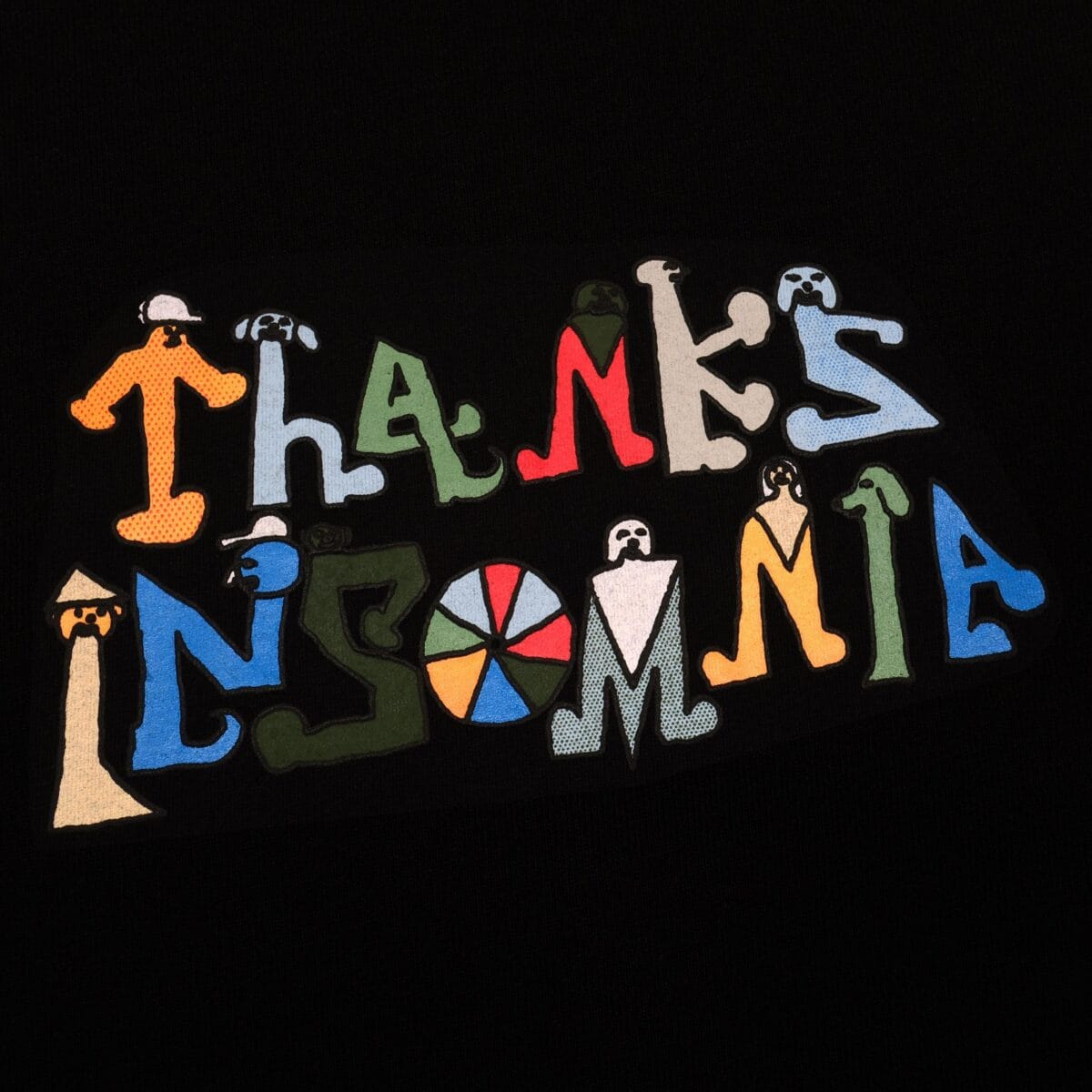 Tshirt Typo Ramona Black Thanksinsomnia - Gambar 2