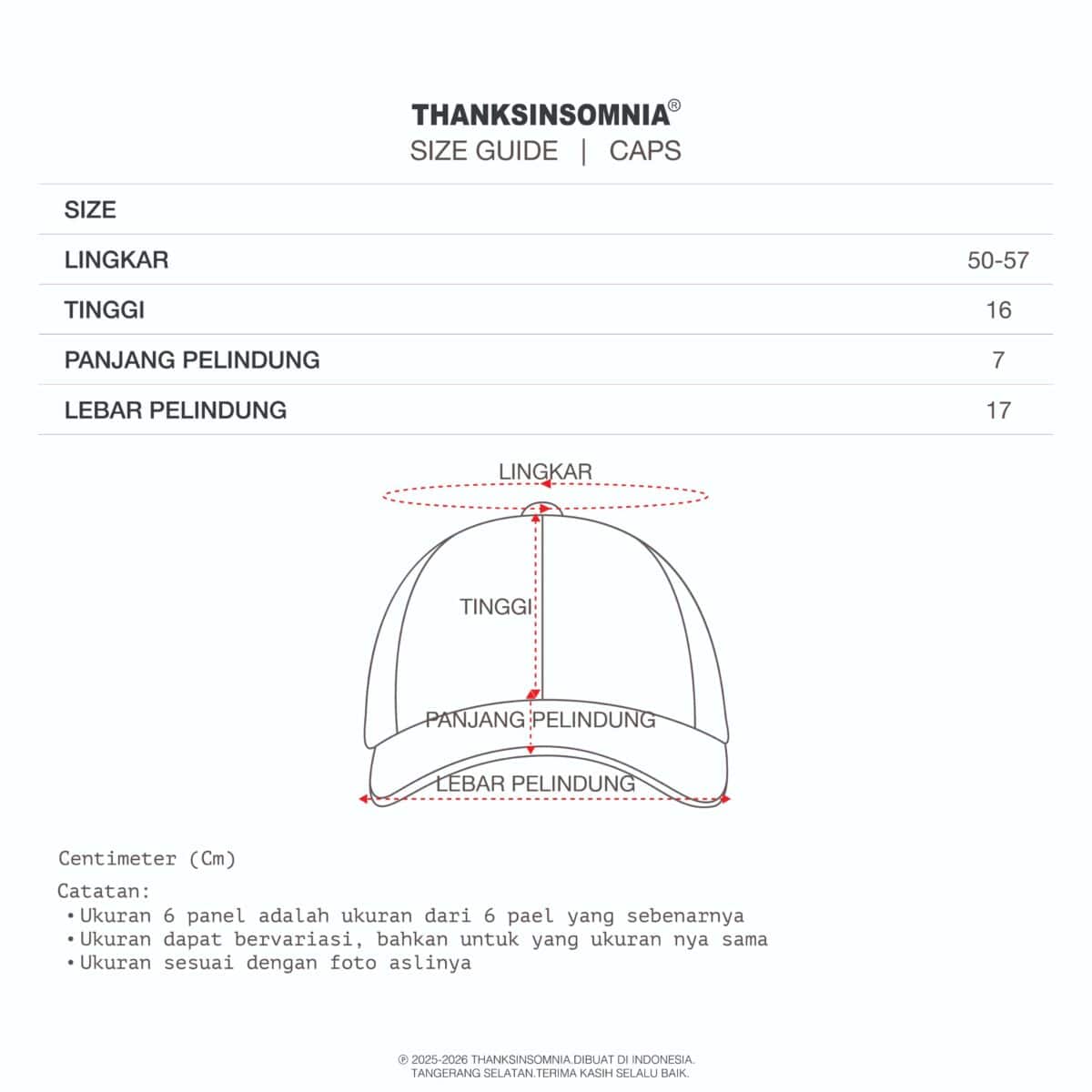 Cap Rhea Black Thanksinsomnia - Gambar 4