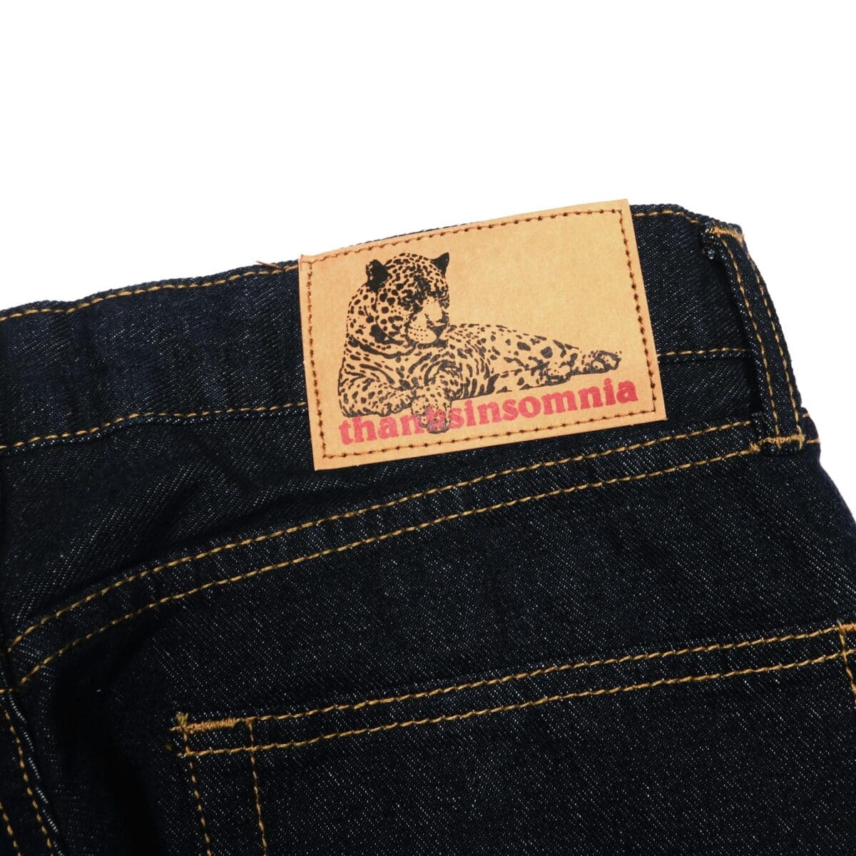 Denim Pants Draelle Arch Indigo Blue Thanksinsomnia - Gambar 4
