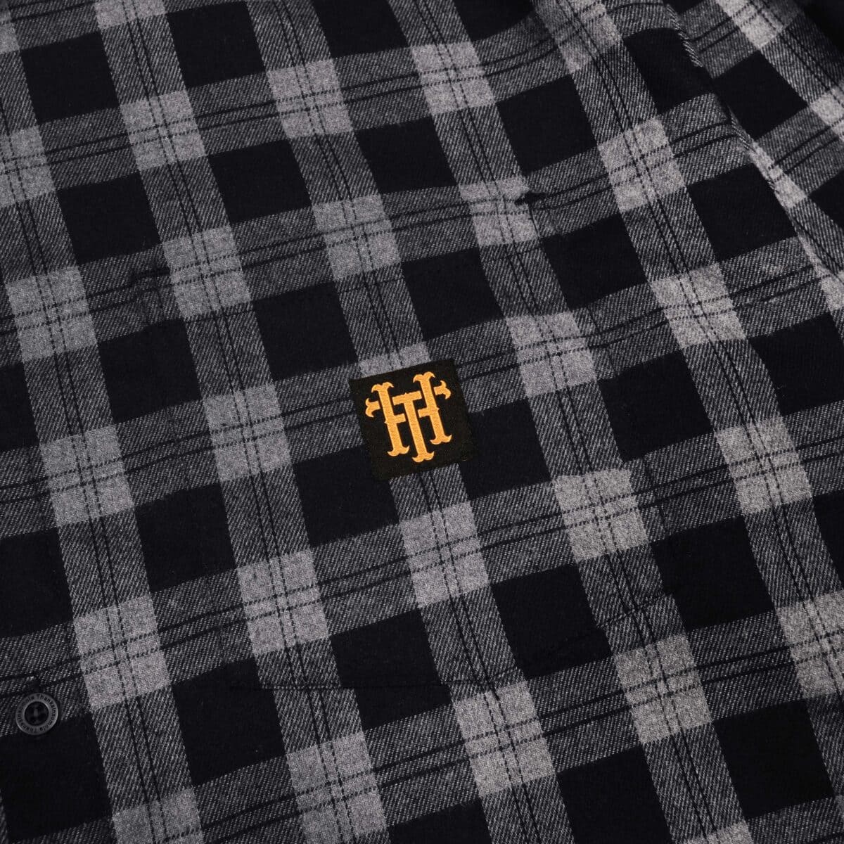 Flannel Shirt Devora Plaid Grey Thanksinsomnia - Gambar 2