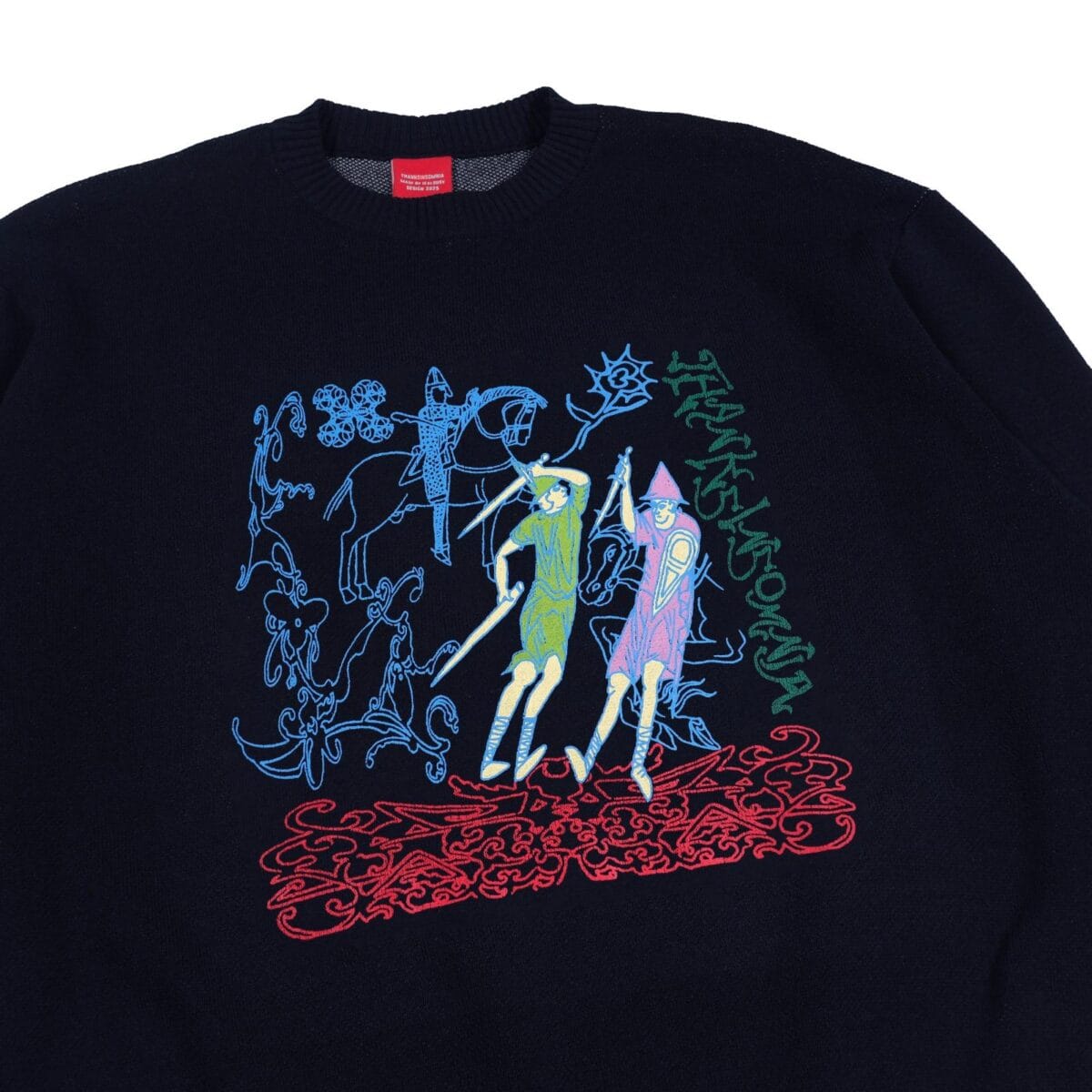 Sweater Olyssia Dark Navy Thanksinsomnia - Gambar 2