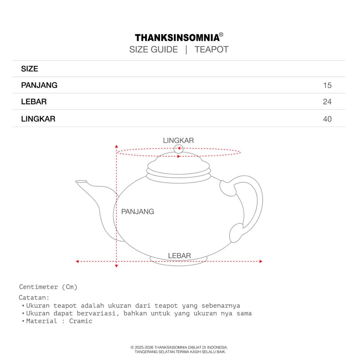 Teapot Set Ceramic Coaster Thanksinsomnia - Gambar 9