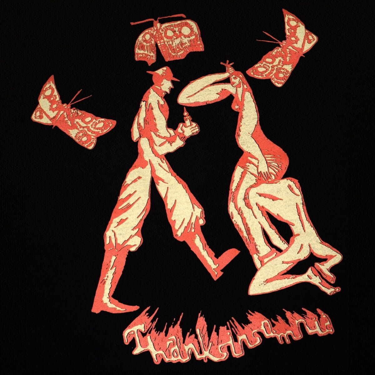 Tshirt Heidy Black Thanksinsomnia - Gambar 2