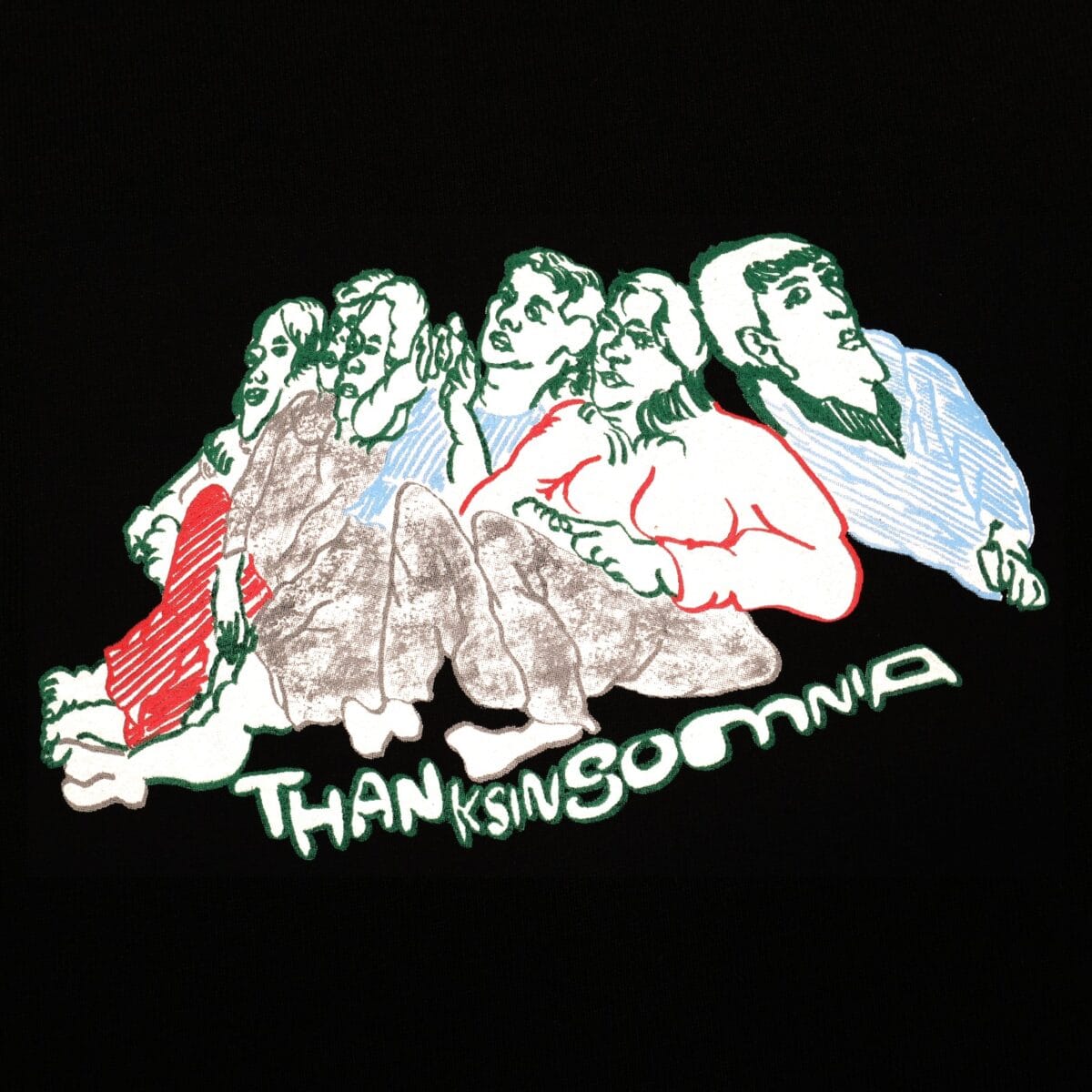 Tshirt Helliya Black Thanksinsomnia - Gambar 2