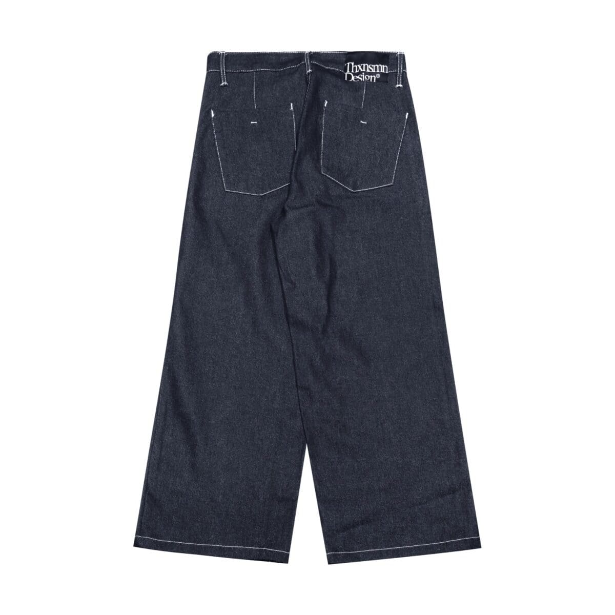 Denim Pants Maria Basic Indigo Blue Thanksinsomnia - Gambar 2