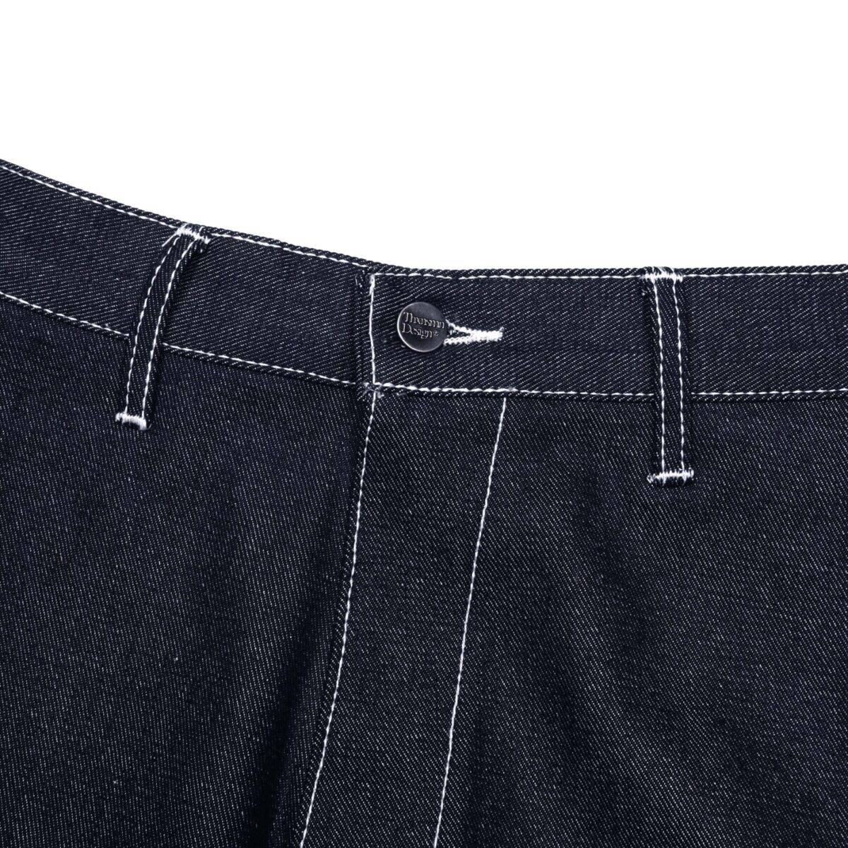 Denim Pants Maria Basic Indigo Blue Thanksinsomnia - Gambar 3