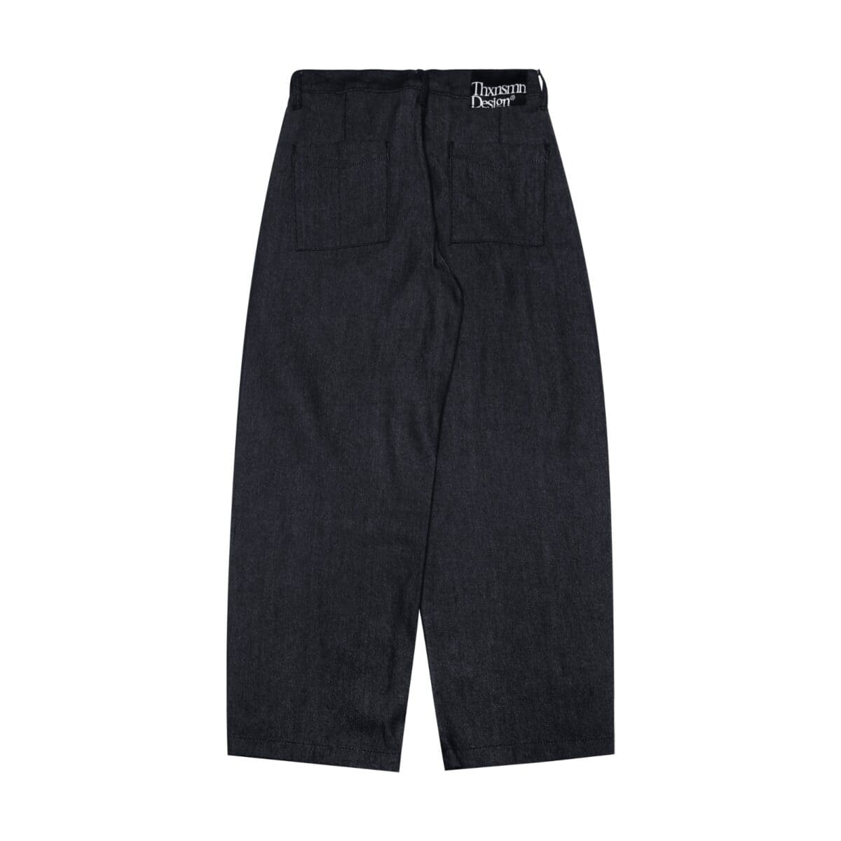 Denim Pants Leonia Basic Indigo Blue Thanksinsomnia - Gambar 2