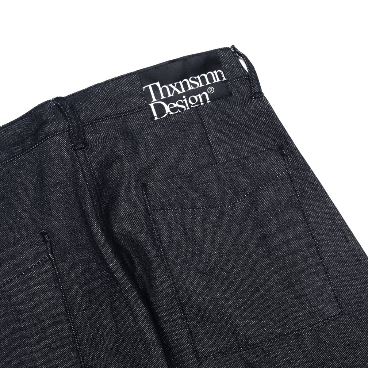 Denim Pants Leonia Basic Indigo Blue Thanksinsomnia - Gambar 3