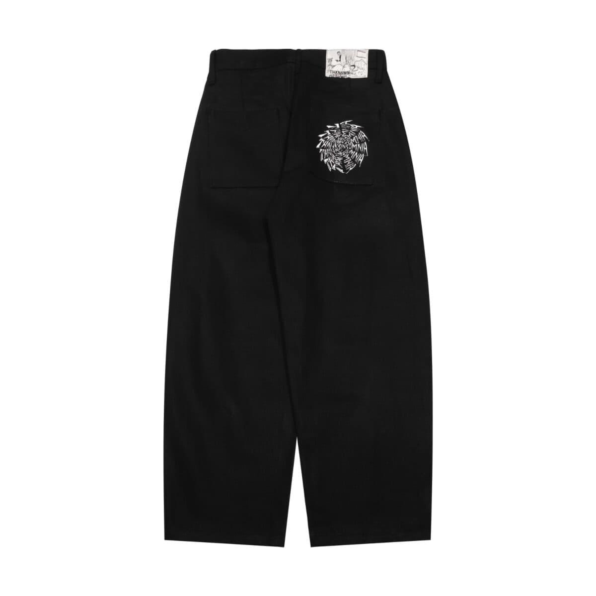 Pants Leonia Embroidery black Thanksinsomnia