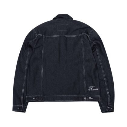 Denim Jacket Nezilla White Indigo Blue Thanksinsomnia