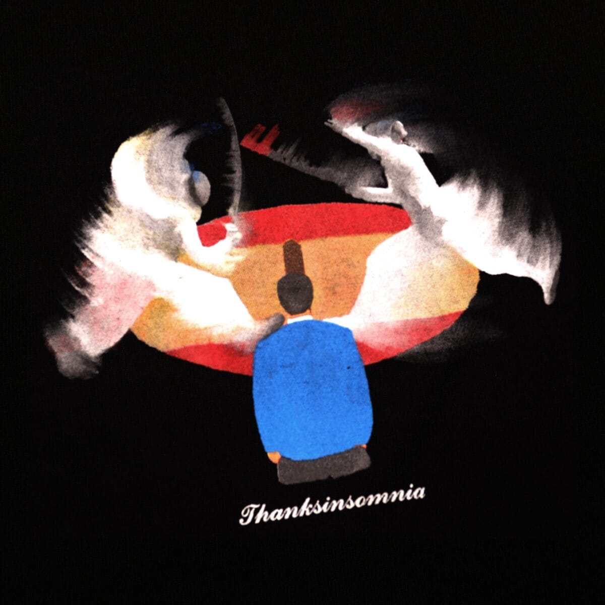Tshirt Isabel Black Thanksinsomnia - Gambar 2