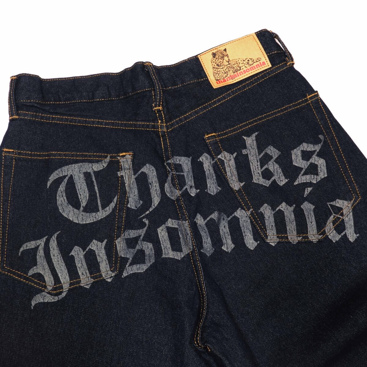 Denim Pants Draelle Scar Indigo Blue Thanksinsomnia - Gambar 4