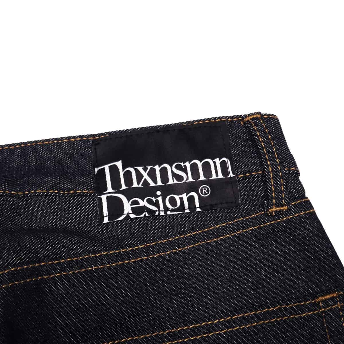 Denim Pants Saffira Basic Indigo Blue Thanksinsomnia - Gambar 4