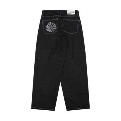 Denim Pants Ginna Spiral Indigo Blue Thanksinsomnia