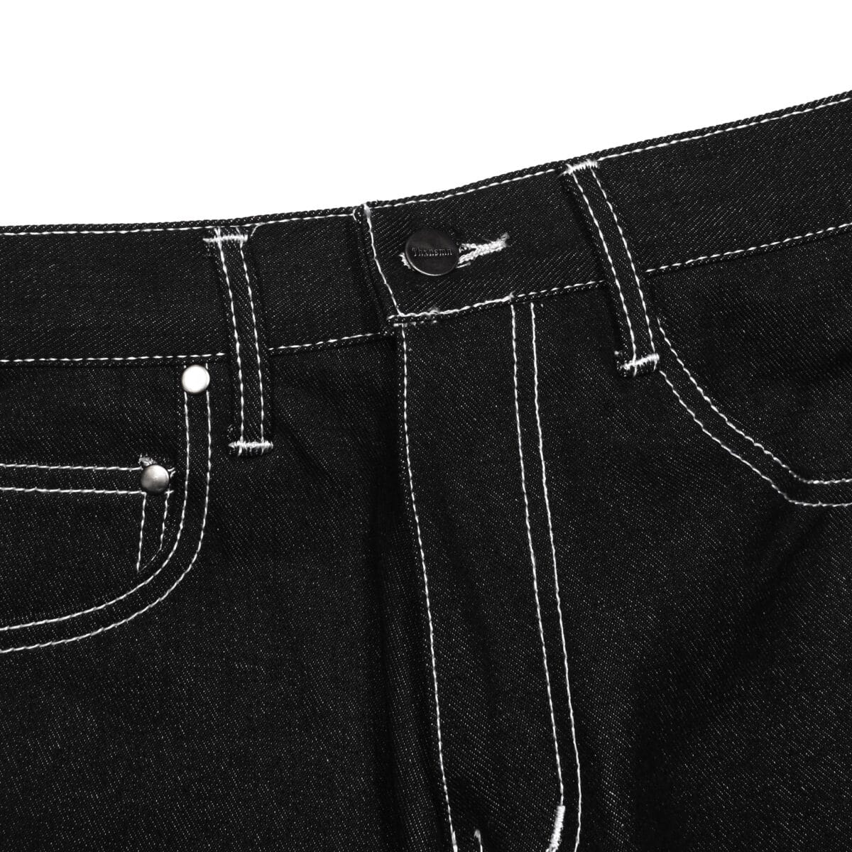 Denim Pants Ginna Spiral Indigo Blue Thanksinsomnia - Gambar 3