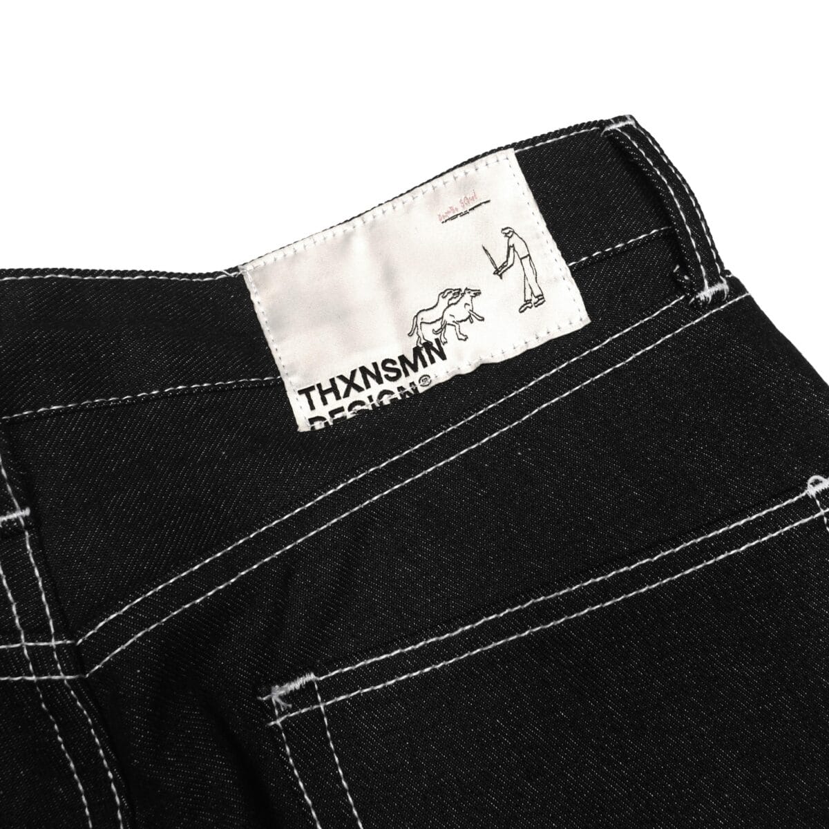 Denim Pants Ginna Spiral Indigo Blue Thanksinsomnia - Gambar 5