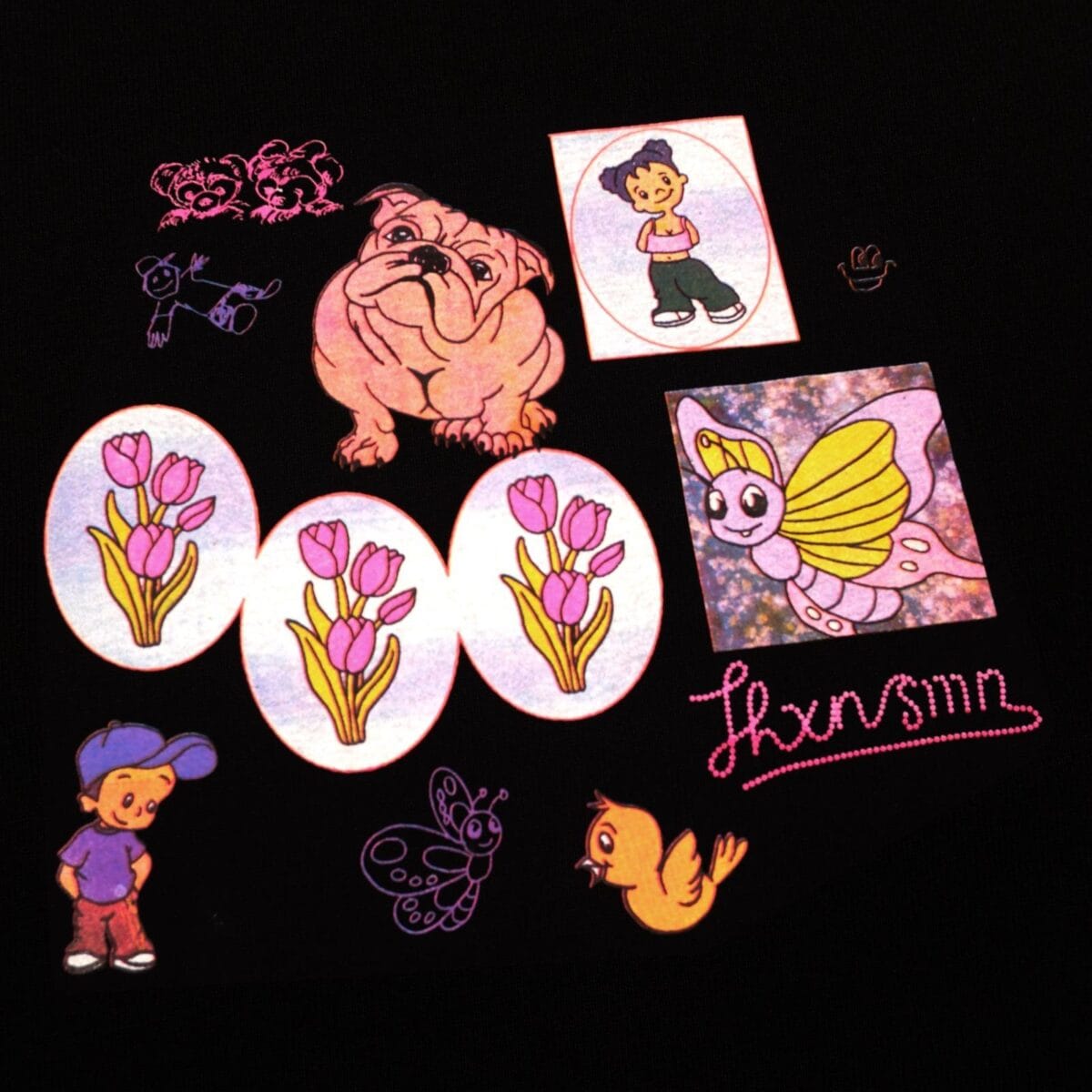 Tshirt Nolana Black Thanksinsomnia - Gambar 2