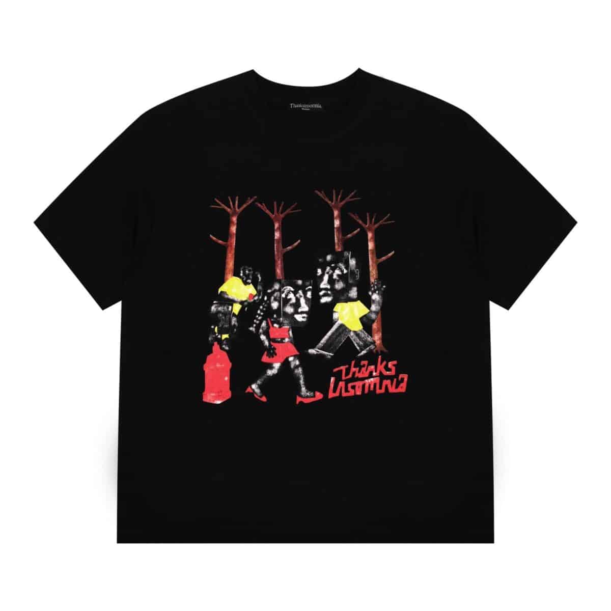 Tshirt Jufine Black Thanksinsomnia