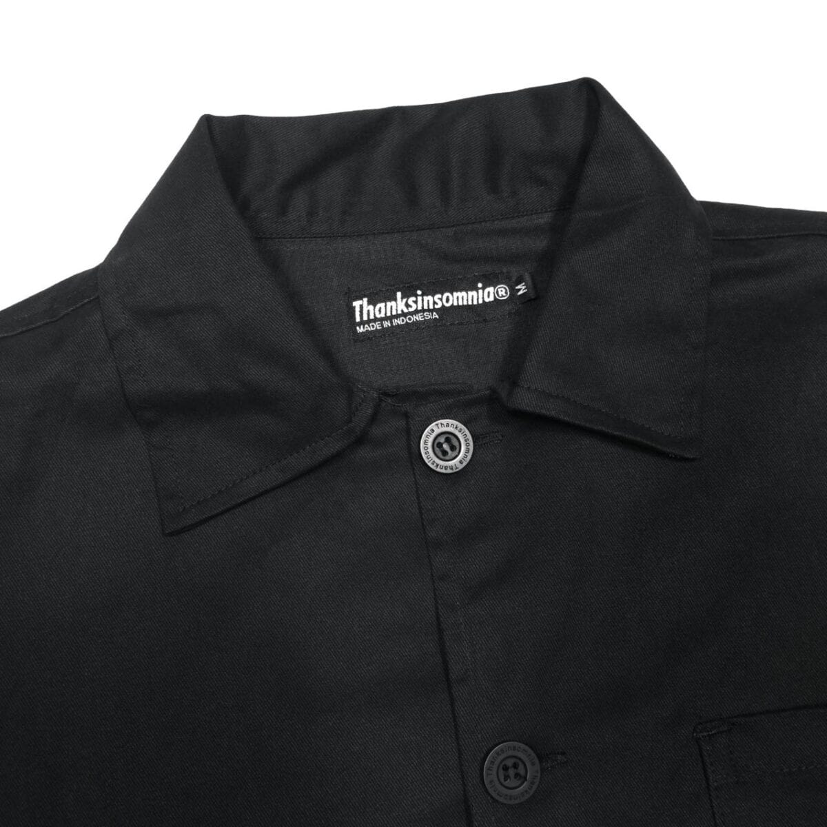 Long Shirt Daphne Black Thanksinsomnia - Gambar 2