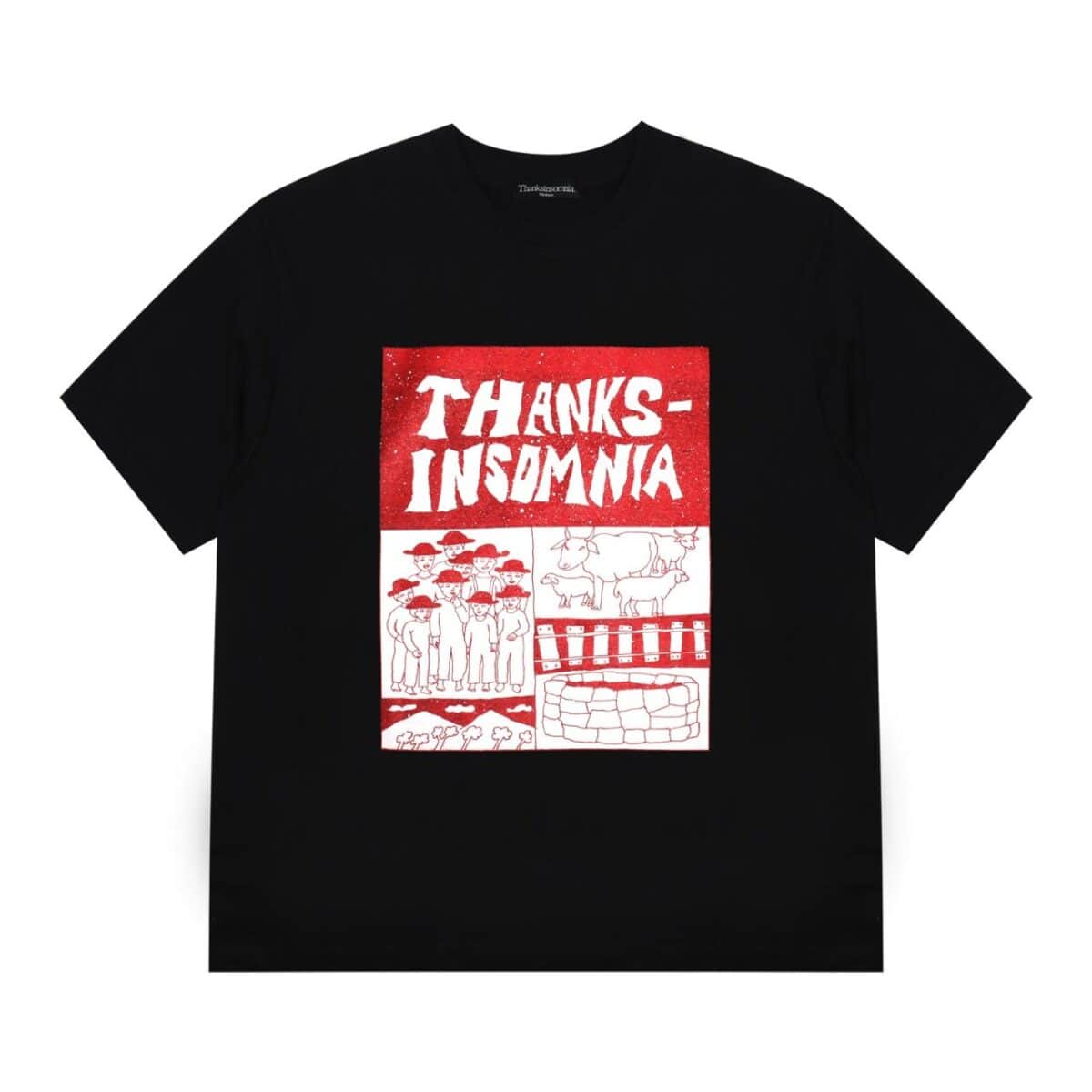 Tshirt Isetta Black Thanksinsomnia