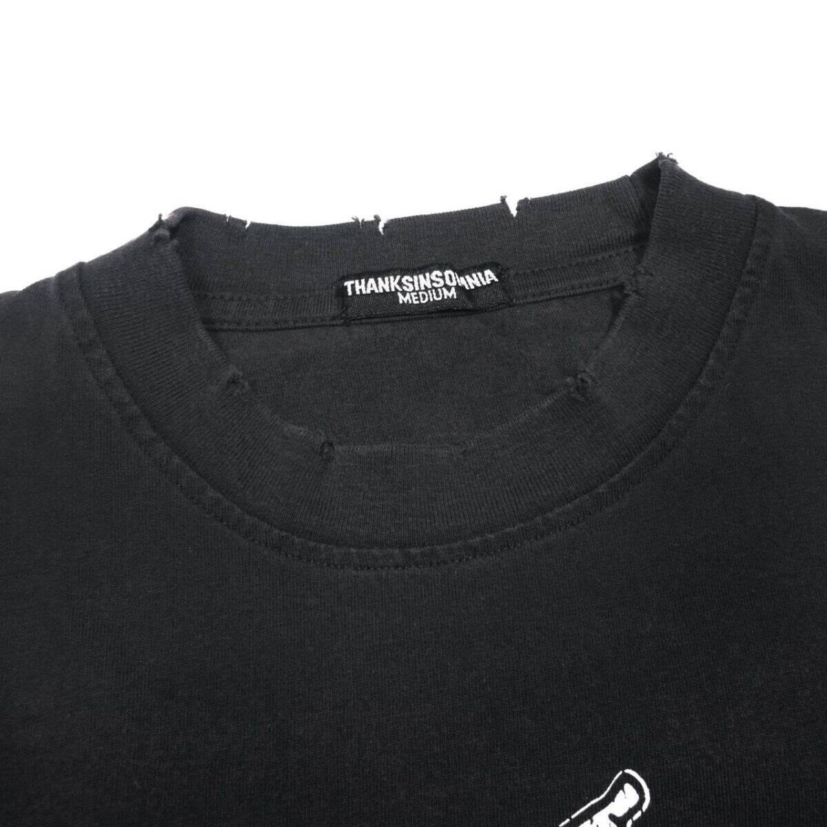 Tshirt Aelinor Black Thanksinsomnia - Gambar 3