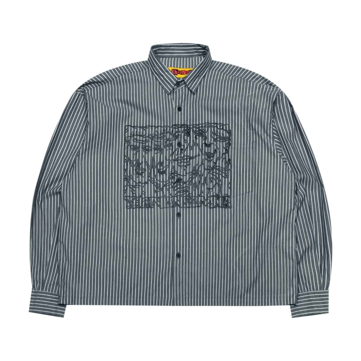 01 - Long Shirt Kyrris Striped Green Thanksinsomnia