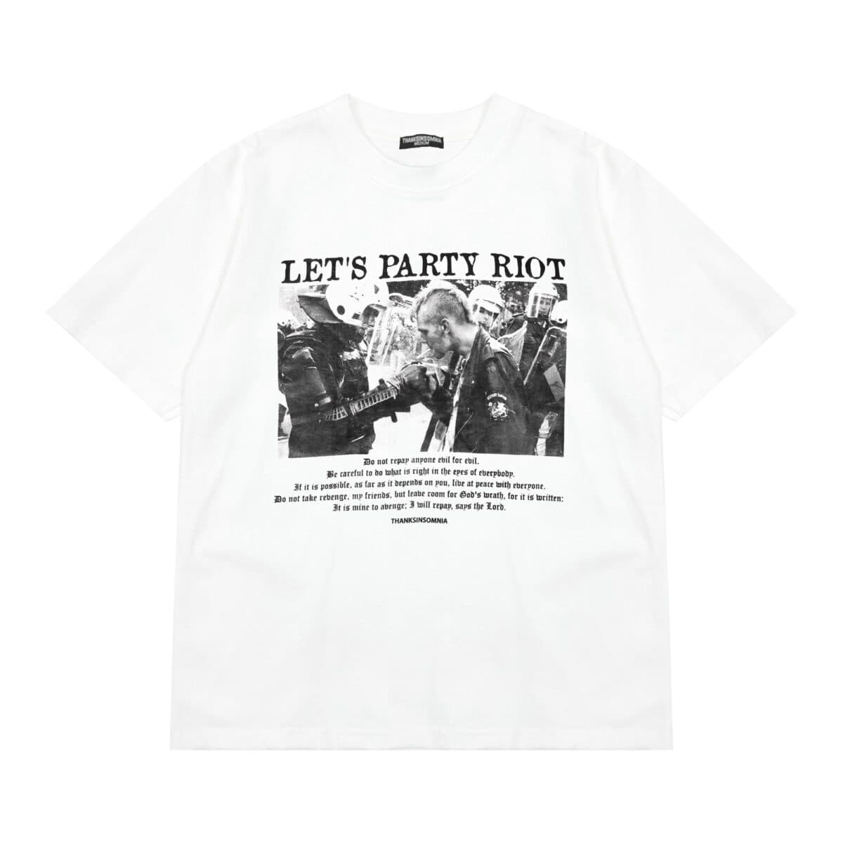 Tshirt Aurellia White Thanksinsomnia