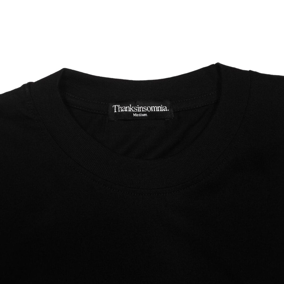 Tshirt Evaline Black Cotton 250 Gsm Thanksinsomnia - Gambar 3