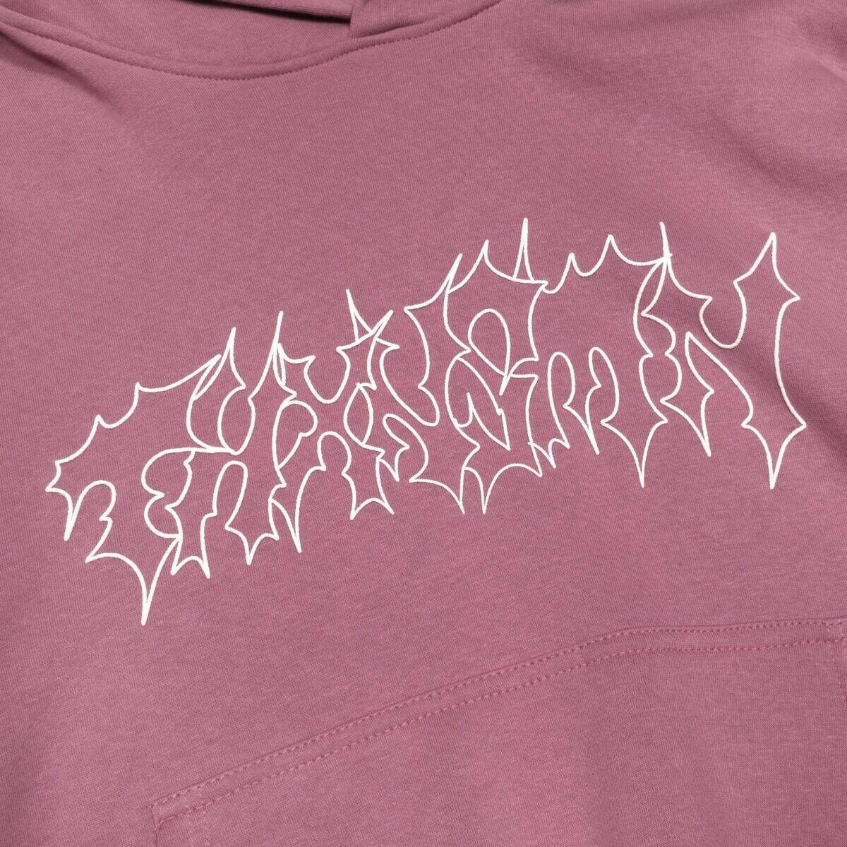 Hoodie Nymira Mauve Rose Thanksinsomnia - Gambar 2
