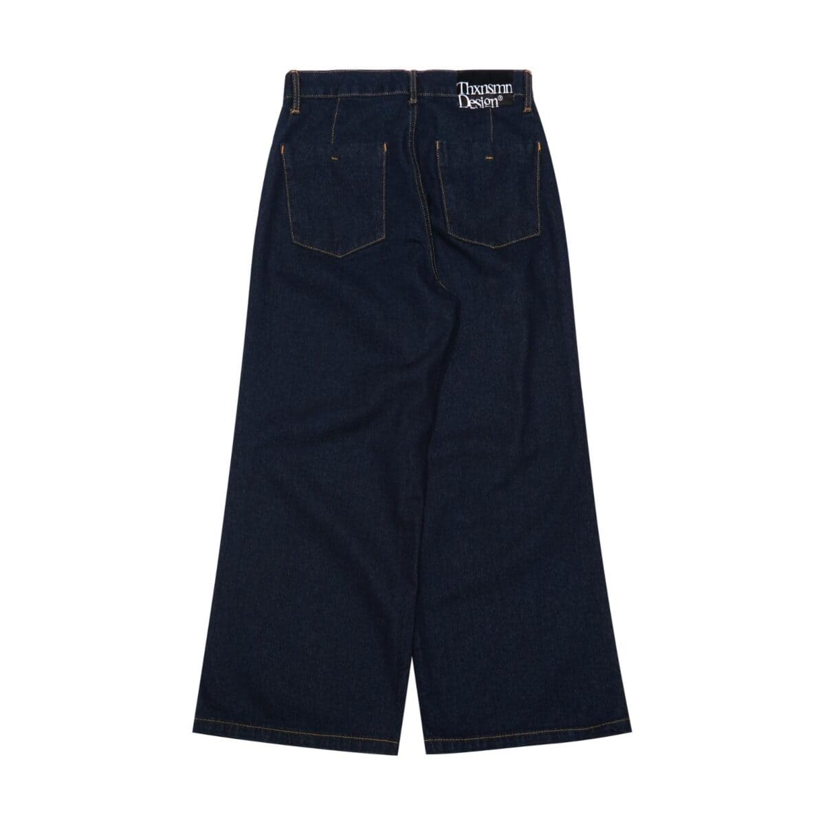 Denim Pants Maria Basic Dark Indigo Blue Thanksinsomnia - Gambar 2